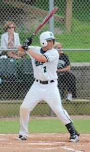 Sports Information photo: Senior Shane Latshaw leads the team with nine home runs for the year. He has been one of the most consistent Lakers, hitting .371 and starting 96 of a possible 98 games the last two seasons.